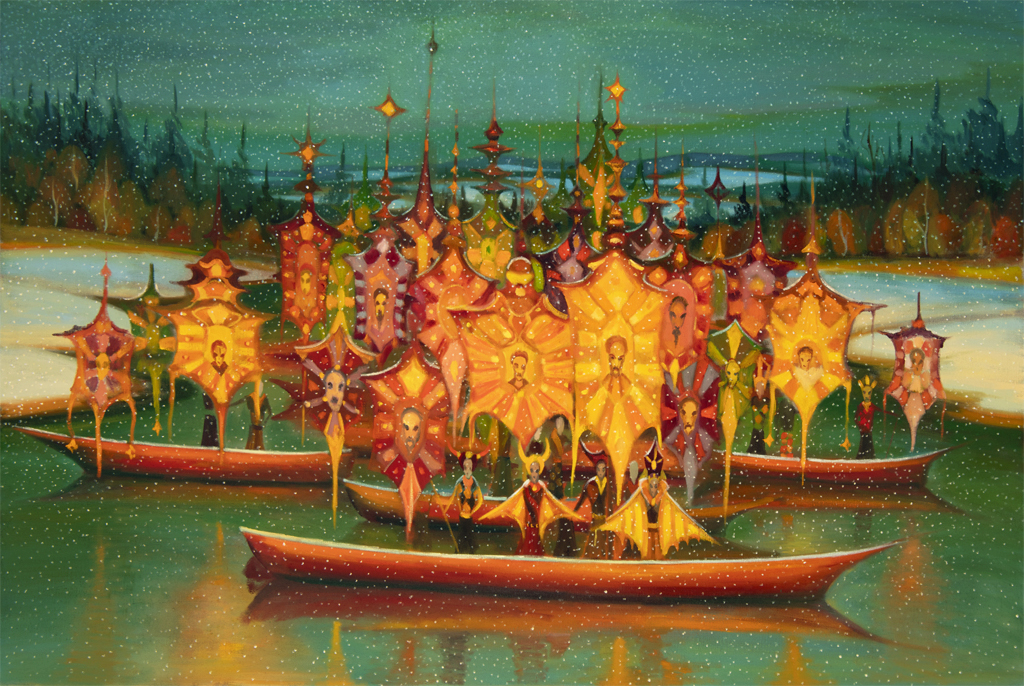 Falangas, 2024, 135 x 200 cm, oil on canvas