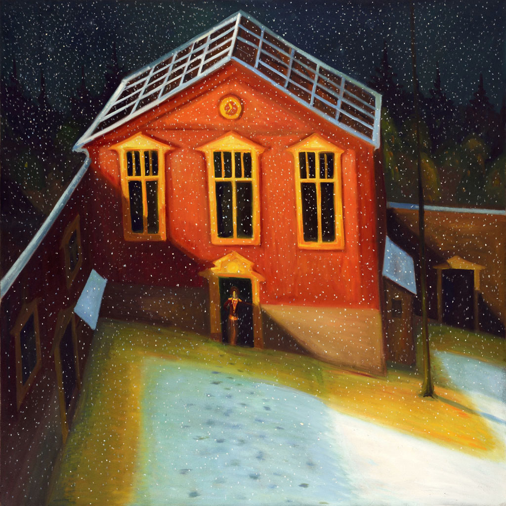 The Snow, 2014, 151 x 151 cm,  oil on canvas