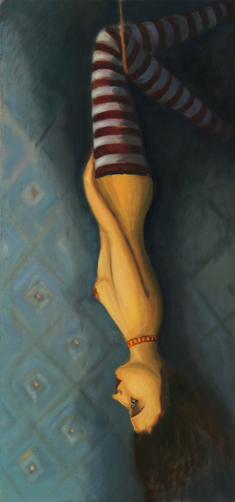 Vertigo, 2017, 150 x 70 cm, oil on canvas