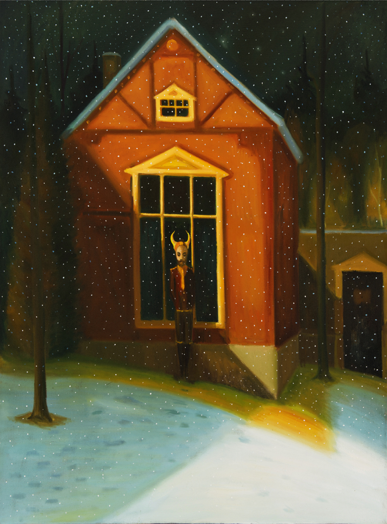 Léčebna, 2018,170 x 125 cm, olej na plátně