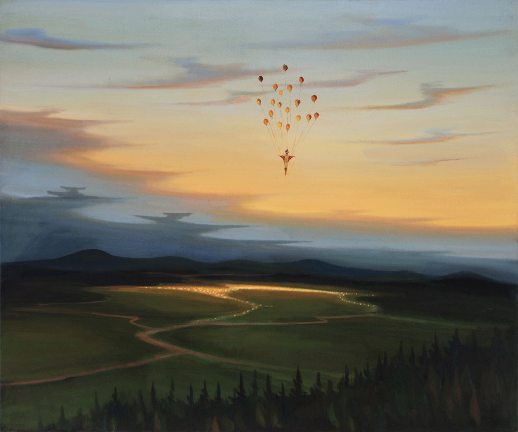 Let, 2020, 140 x 170 cm, olej na plátně