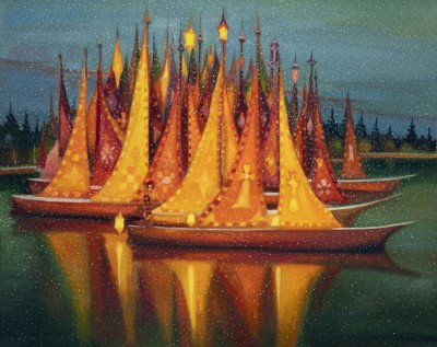Přístav, 2025, 120 x 150 cm