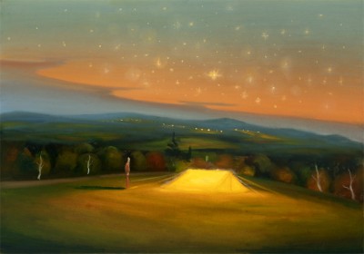 Stan, 2025, 70 x 100 cm, olej na plátně